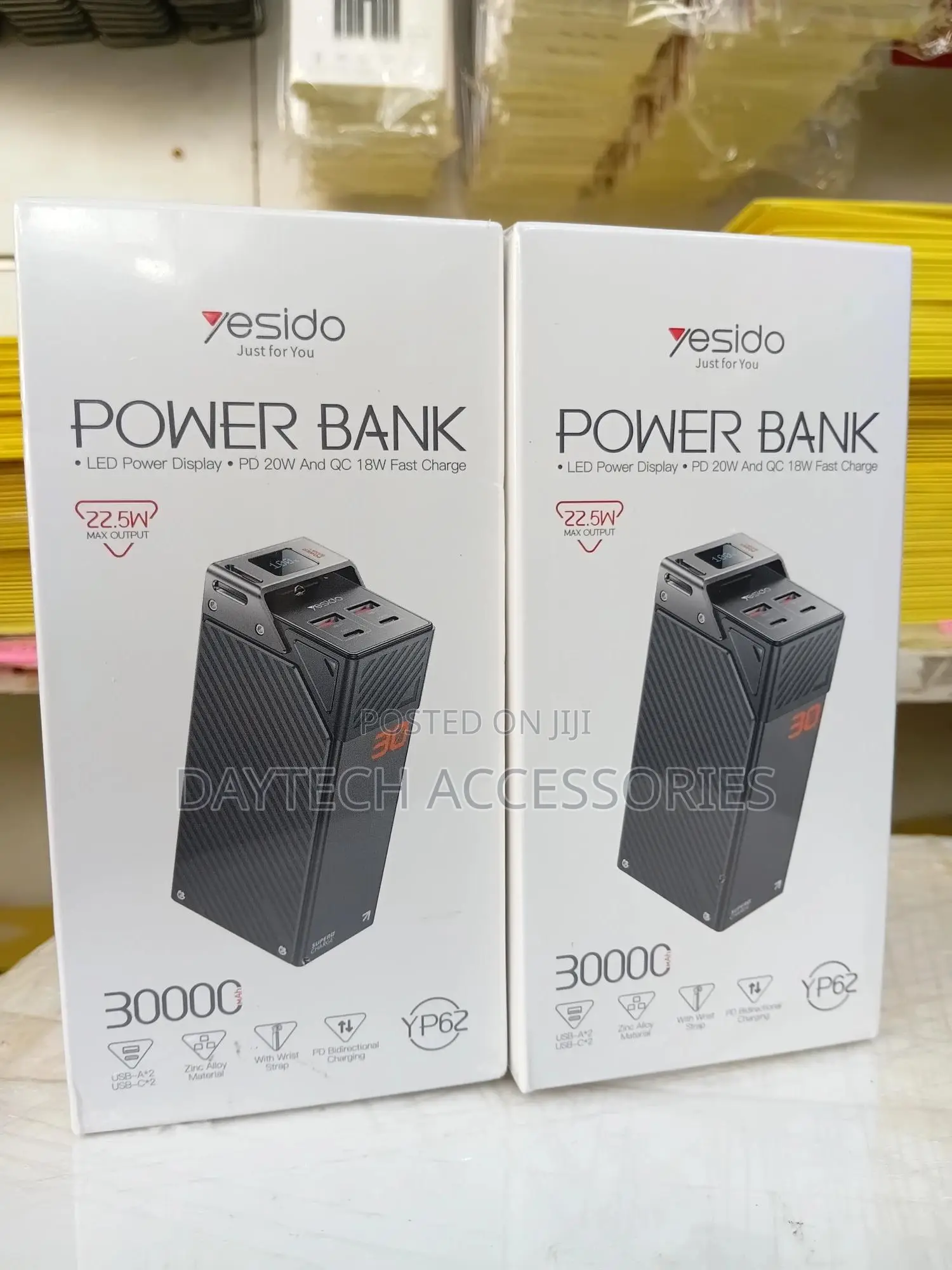 Yesido Yp62 Power Bank (30000mah)