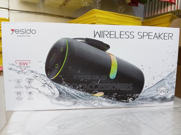 Yesido Ysw22 Portable Bluetooth Speaker With 30w Output RGB Lighting.