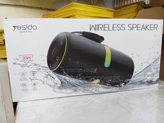 Yesido Ysw22 Portable Bluetooth Speaker With 30w Output RGB Lighting. - thumbnail 2