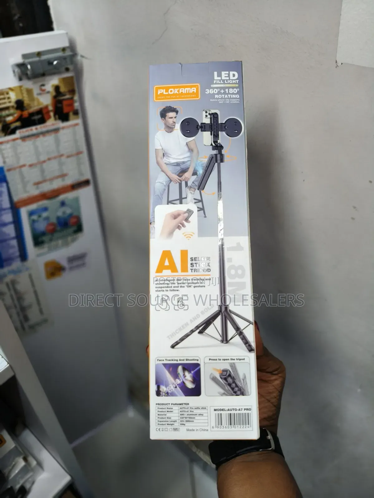 Plokama Ai Rotating Tripod With Led Fill Light