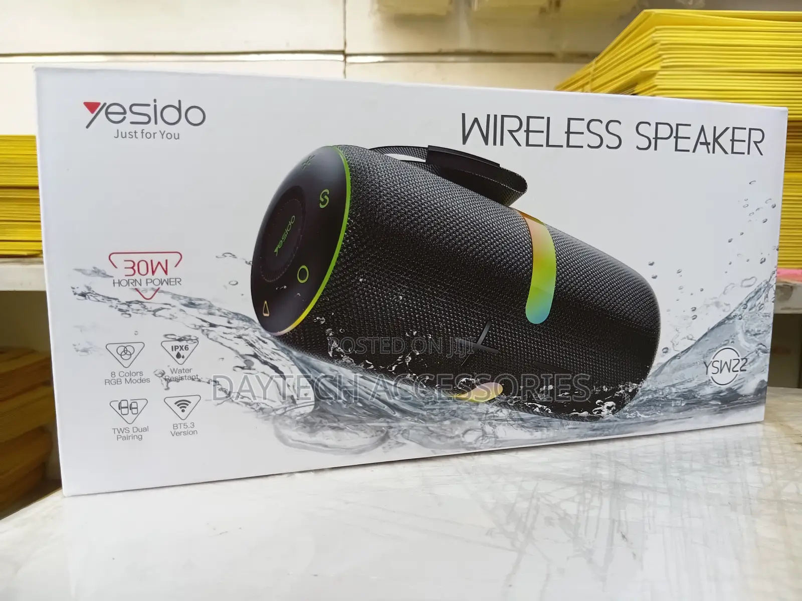 Yesido Ysw22 Waterproof Wireless Speaker (30w)