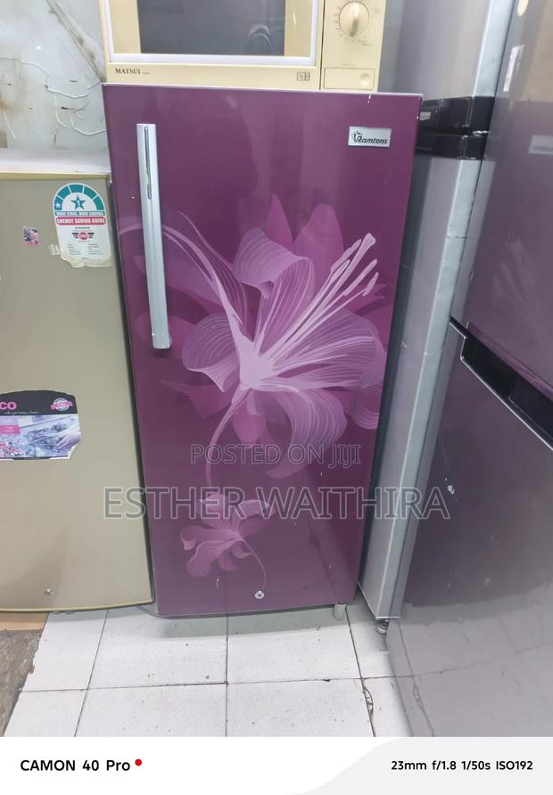 Pink Flowers Ramtons Fridge 190 Litres