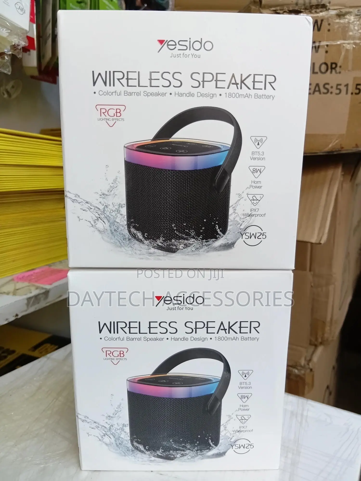 Yesido Ysw25 8w RGB Mini Portable Outdoor Bluetooth Speaker