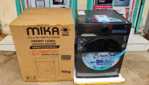 *Mika Washing Machine 10kg Front Load Wash and Spin