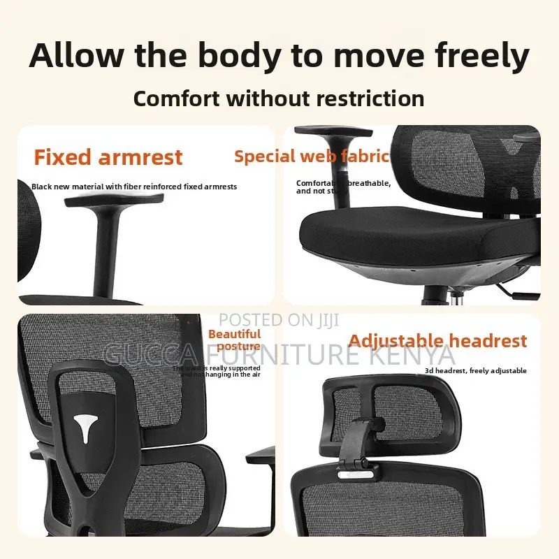 Orthopedic Ergonomic Mesh Home Desk Chair