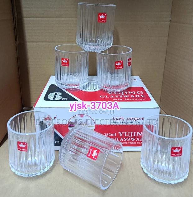 Restocked Ribbed Whiskey Glass - main view
