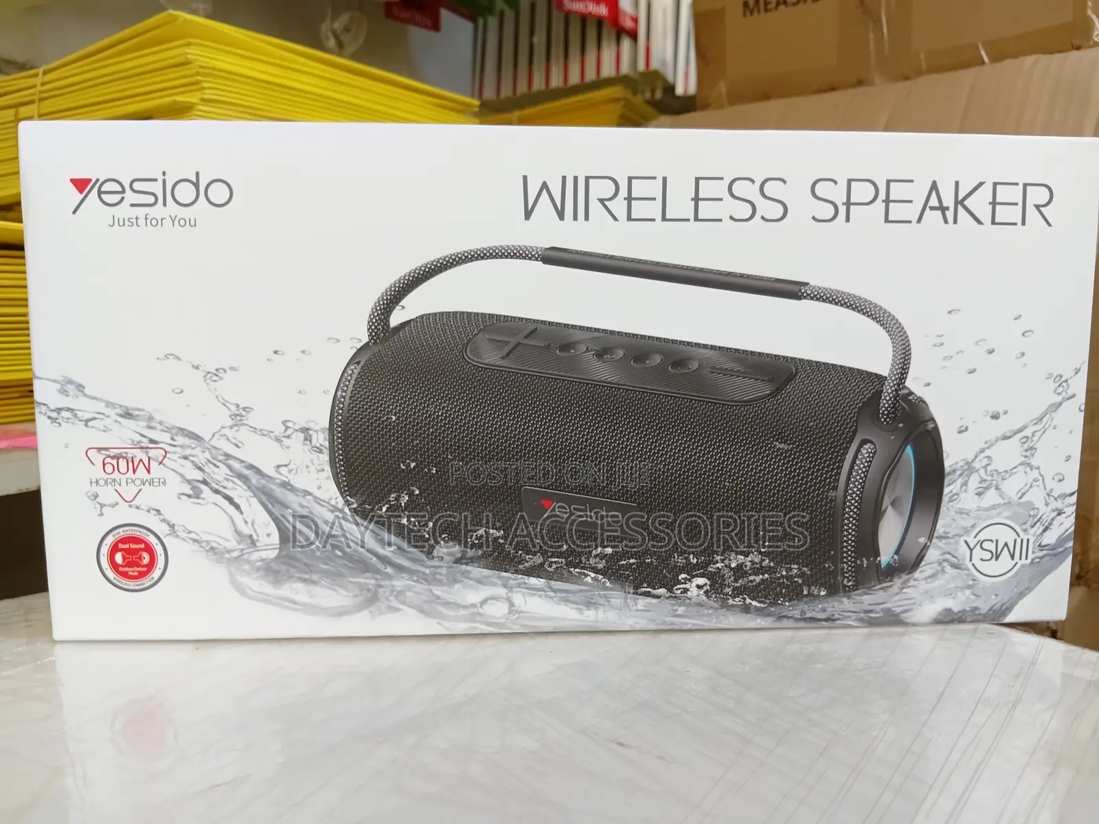 Yesido Ysw11 Wireless Bluetoothspeaker 60w Max - Black