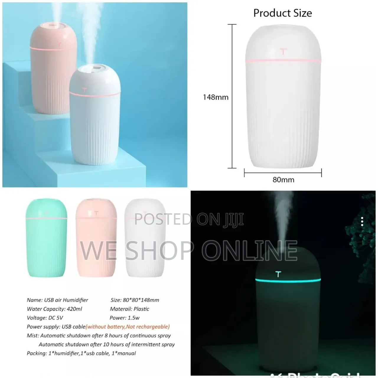 420ml Nightlight Humidifier