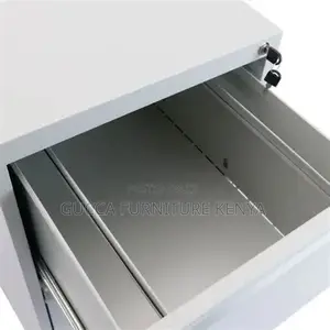 Office 3-Drawer White Steel Filling Locker