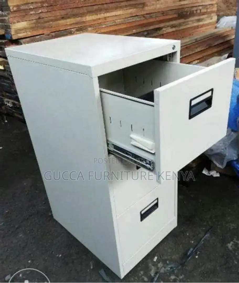Office 3-Drawer White Steel Filling Locker