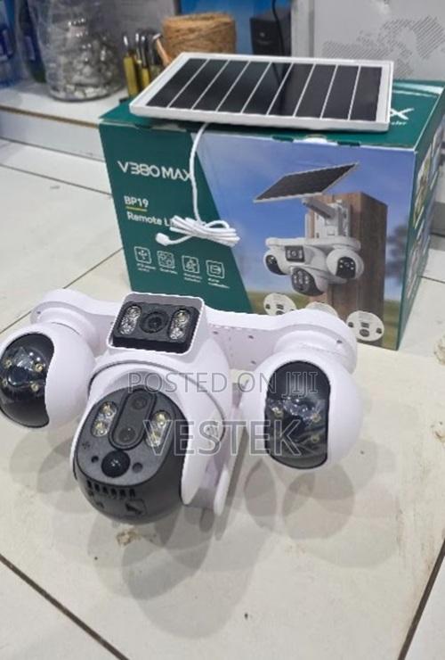 Outdoor 4g Solar Camera With Four Lens Ai Motion Detection