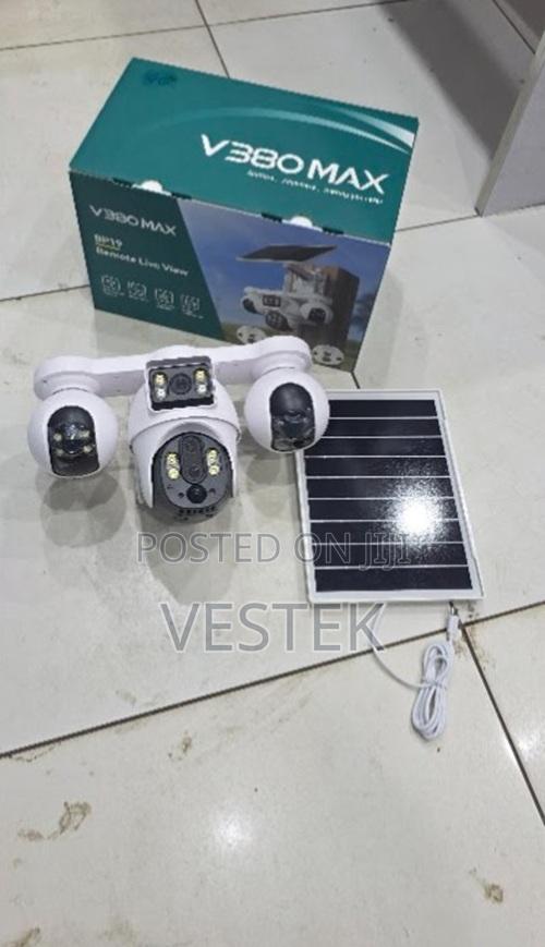V380 Pro 4g PTZ Solar Camera With Remote Viewing Night Vision