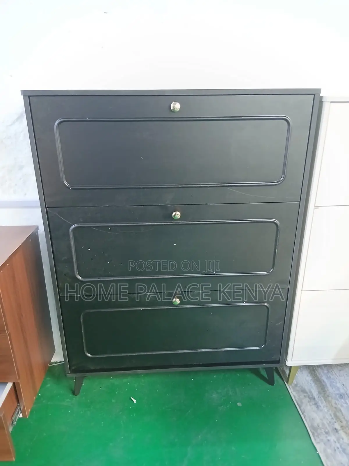 Shoe Rack: Ultra-Thin Flip Bucket Shoe Cabinet