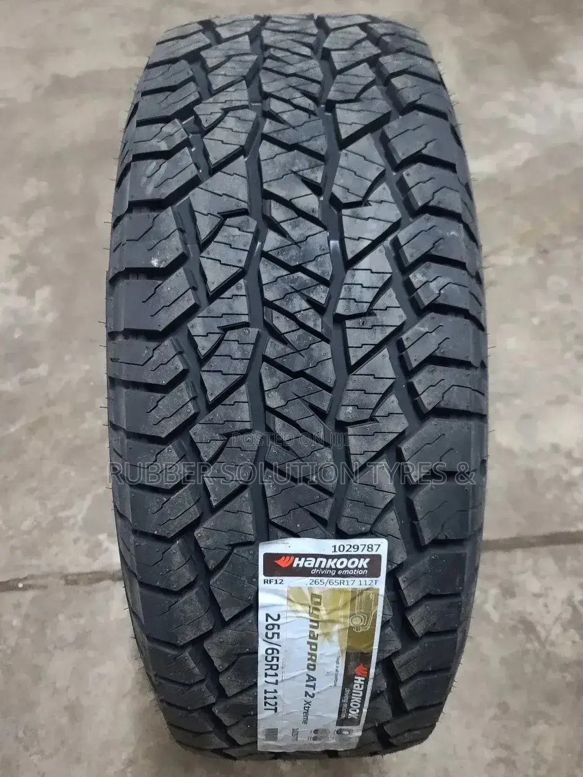 265/65r17 Hankook Tyres Dynapro a/T2 All-Terrain