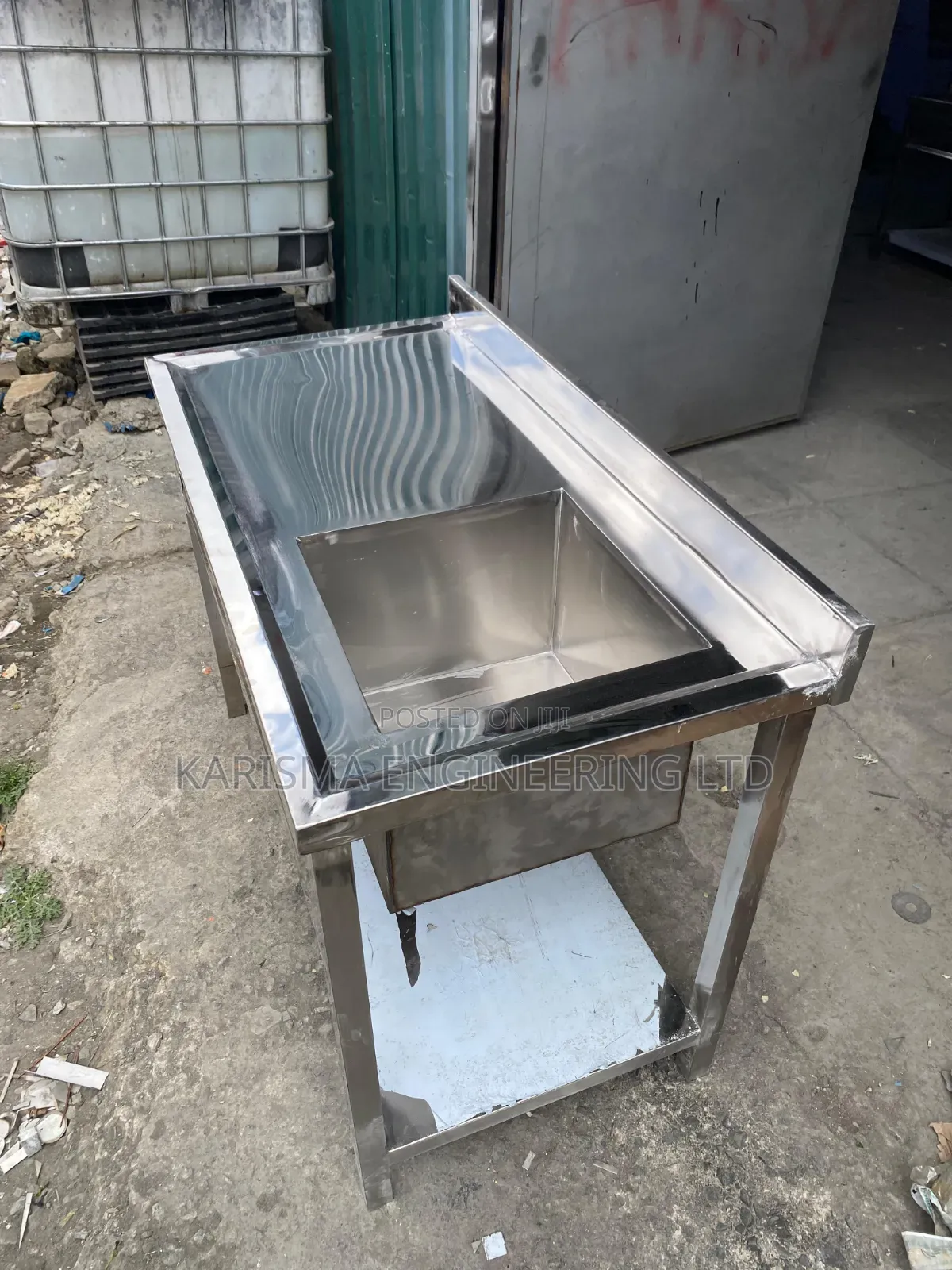 Commercial-Grade Stainless Sink
