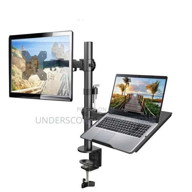Monitor Arm With Laptop Stand - main view