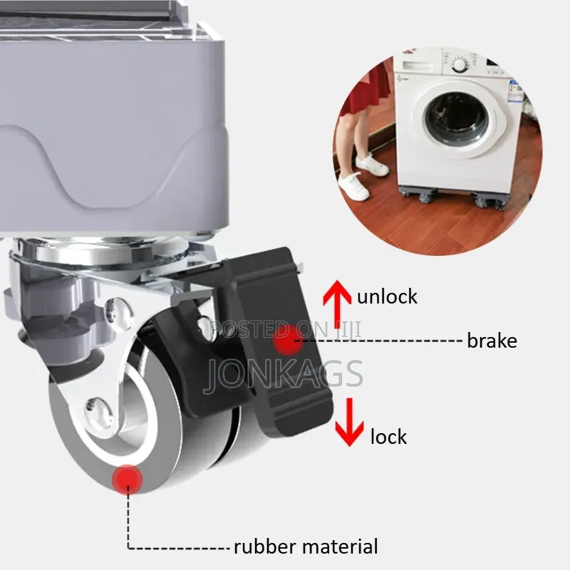 Multipurpose Portable Stand for Fridge Washing Machine