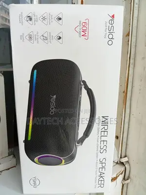 The Yesido Ysw43 High-Power 60w Outdoor Bluetooth Speaker - Black