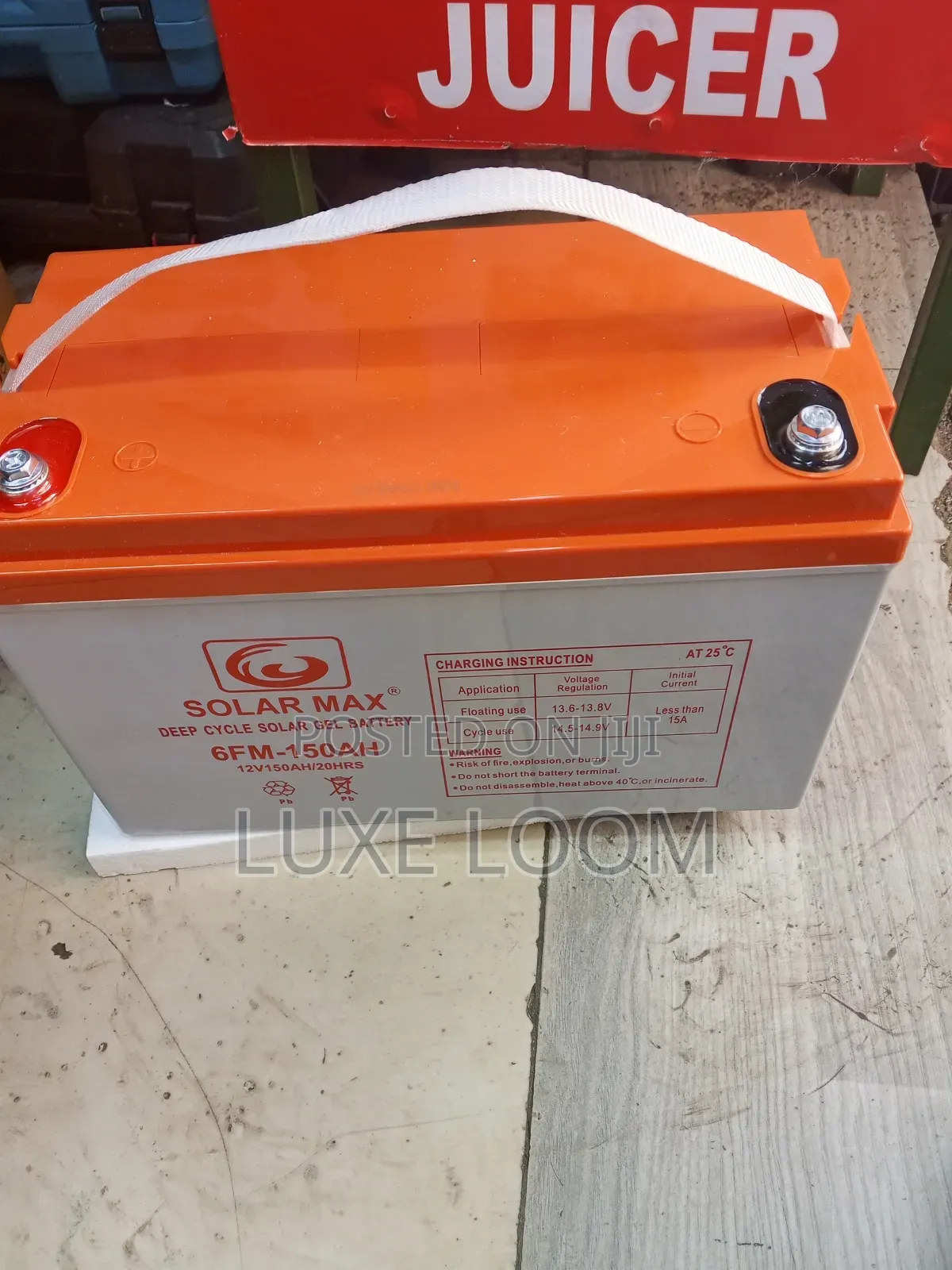 Solar Battery/ 150ah Solarmax Battery