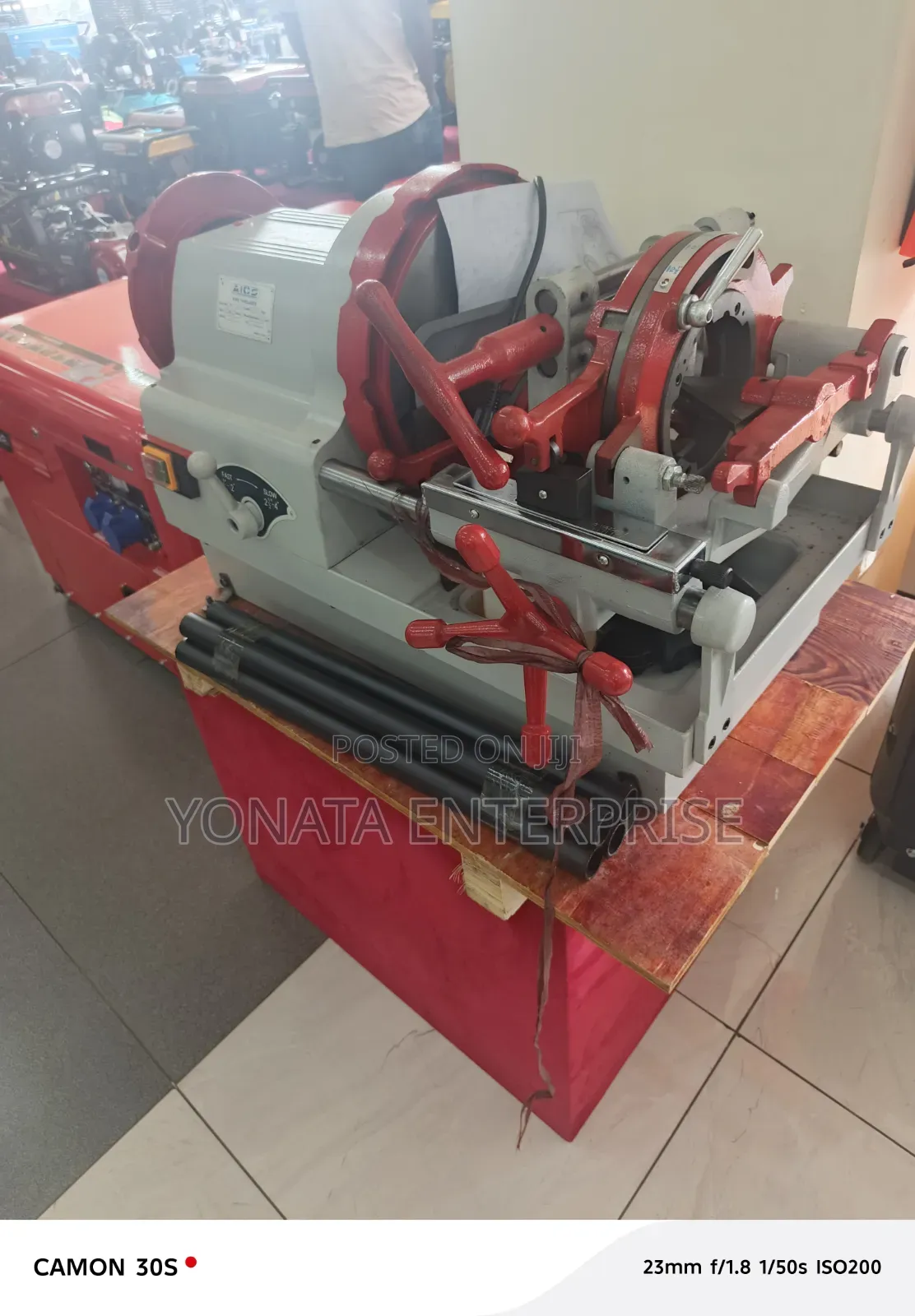 Electric Steel Pipe Threading Machine 1/2" to 2"