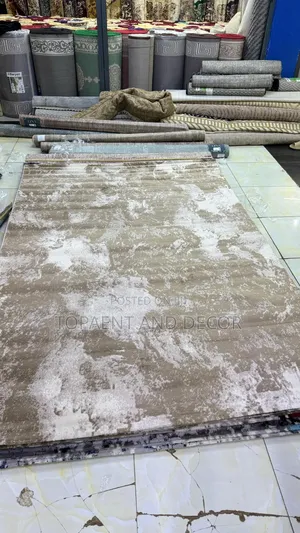 Beige and White Warm House Carpet