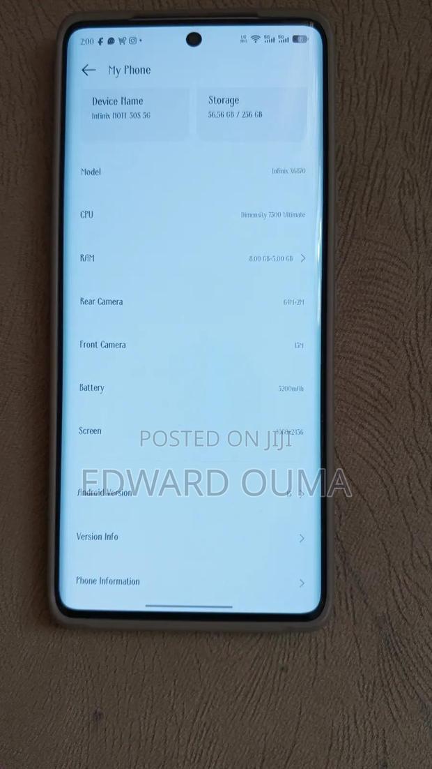 Infinix Note 50s 256 GB Gold - thumbnail 3