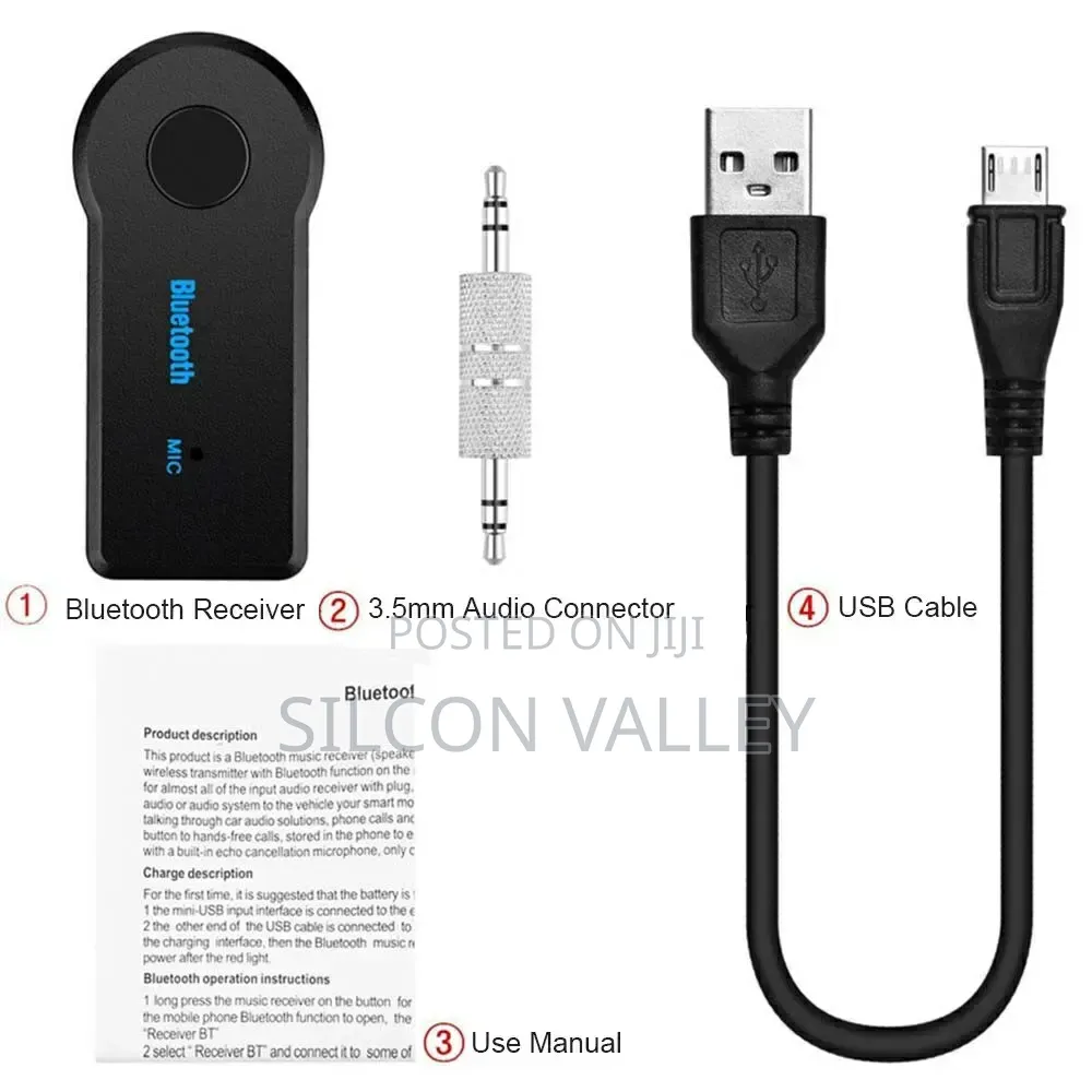 Auxiliary Bluetooth Adapter for Radio Plug and Play
