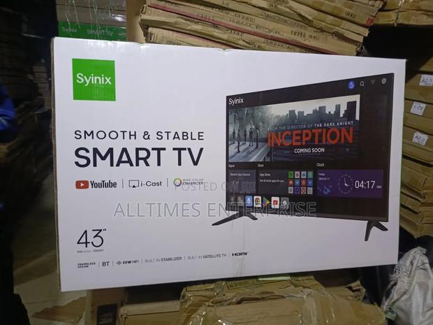 Syinix 43 Inch Smart Tv - 43s65h Bluetooth Netflix Youtube - main view