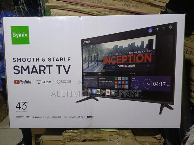 Syinix 43 Inch Smart Tv - 43s65h Bluetooth Netflix Youtube - thumbnail 3