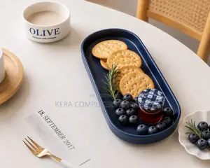 Minimalist Rectangular Serving Platters 600/-