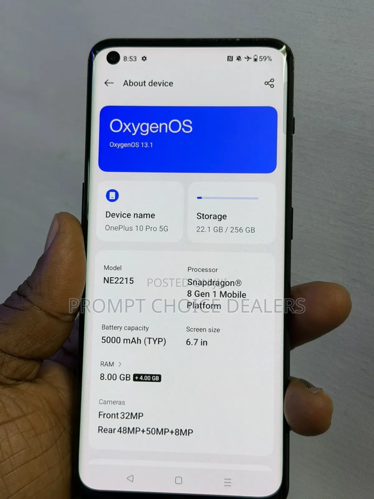 OnePlus 10 Pro 256 GB Black