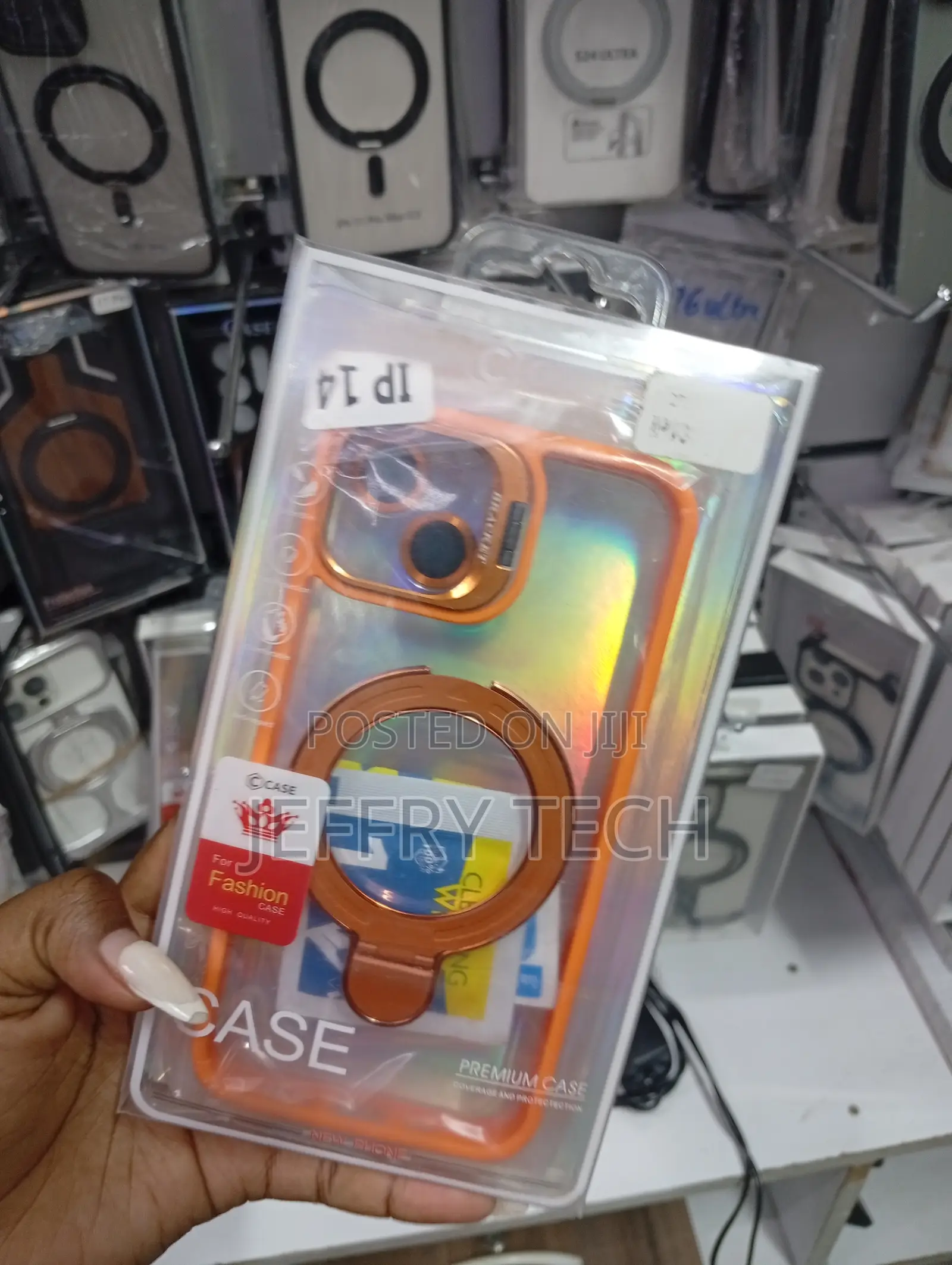 Magsafe-Compatible Phone Case With a Built-in Metal Kickstand