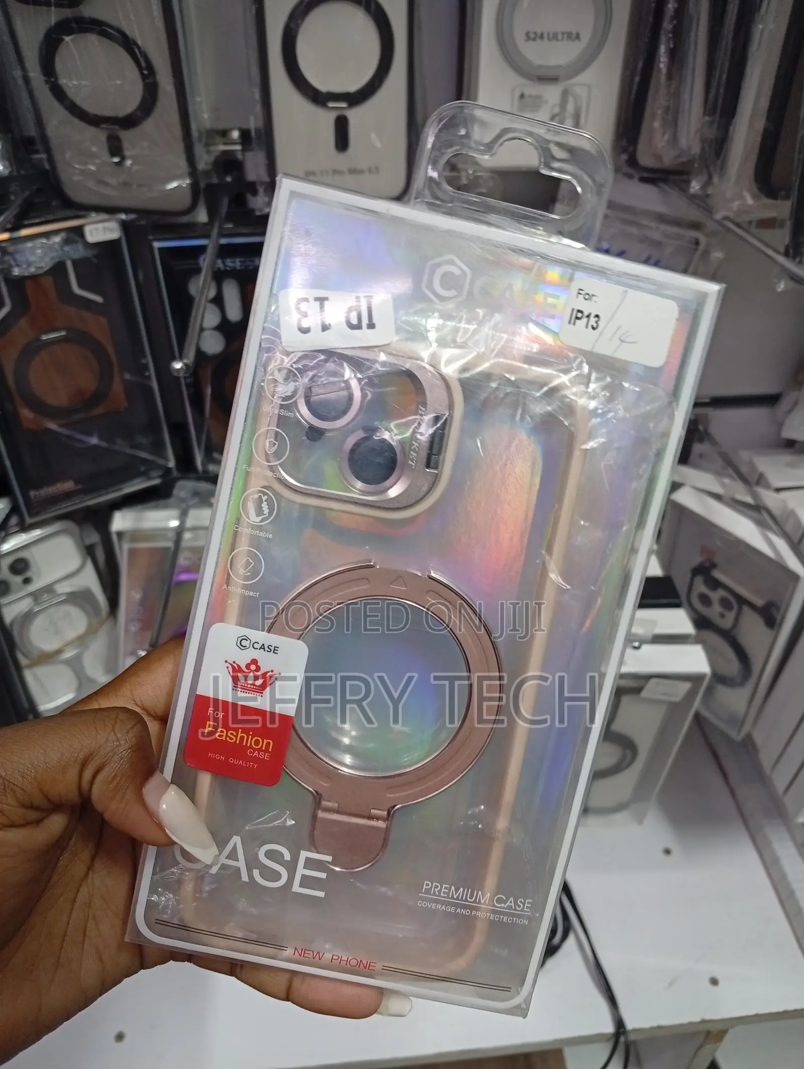 iPhone 13 Premium Fashion Magnetic Clear Case