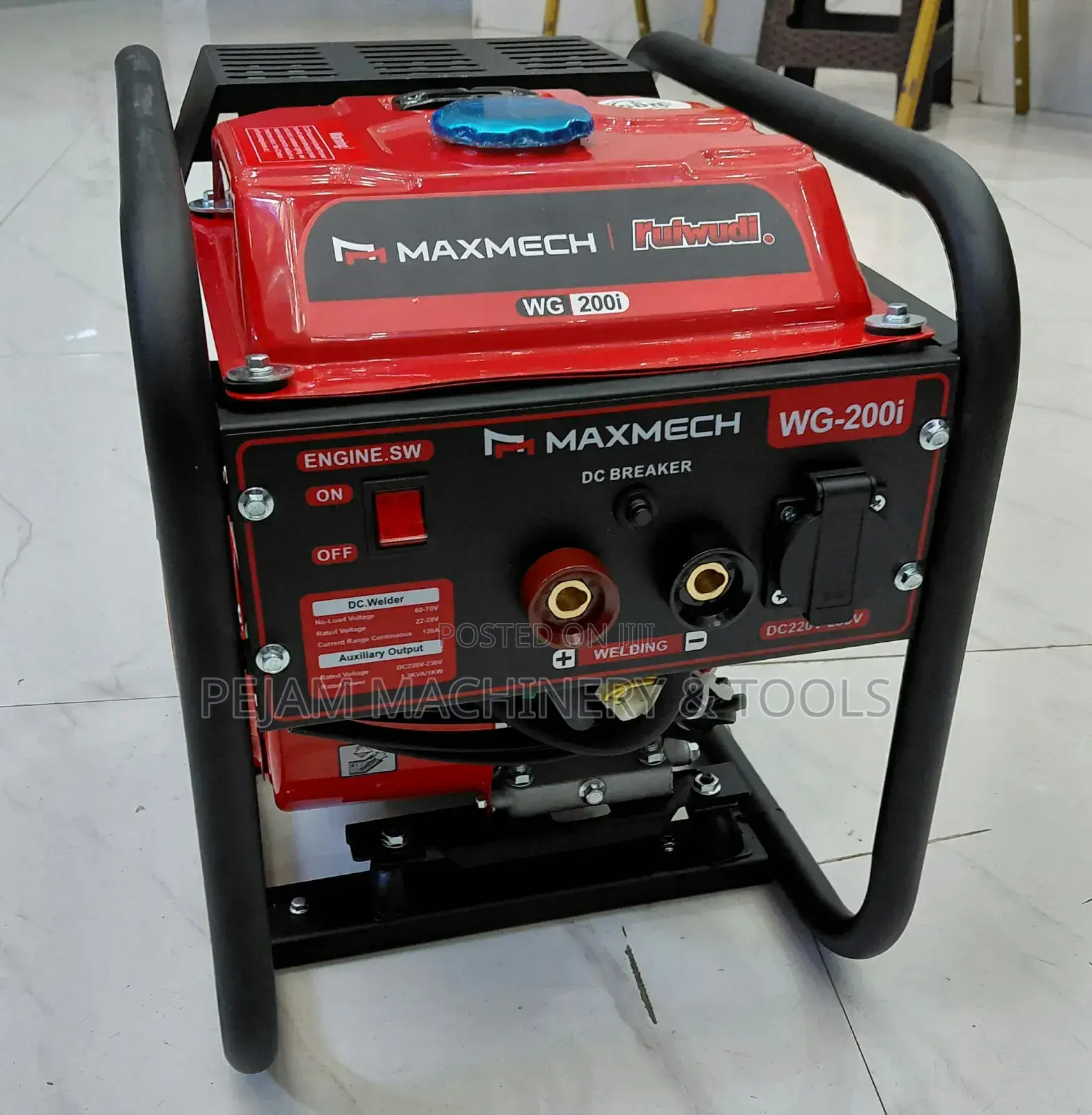 Portable Welding Generator 120amps/1.2kva Petrol Powered