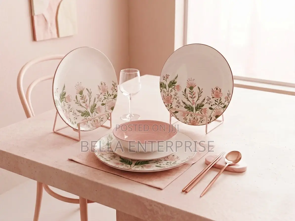 Your Table Finally Matches Your Soft Life 18pcs Floral Dinner Set