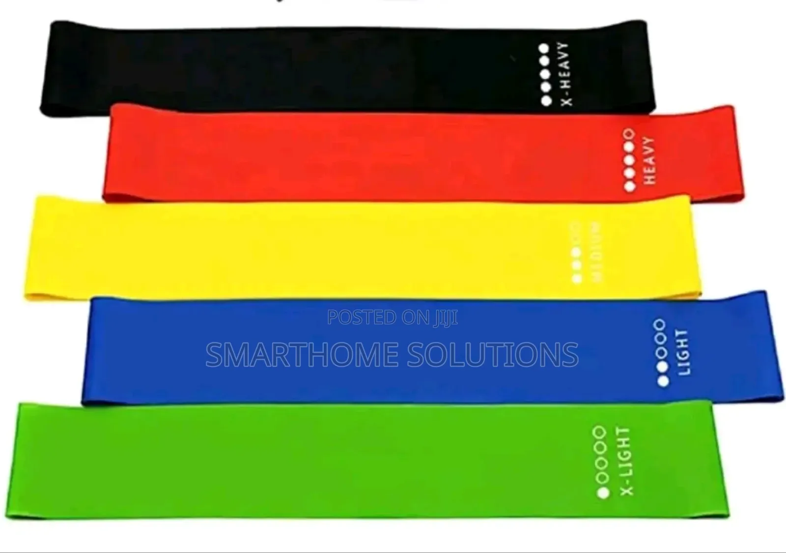 Resistance Power Bands in Stock ++ Set of 5pcs