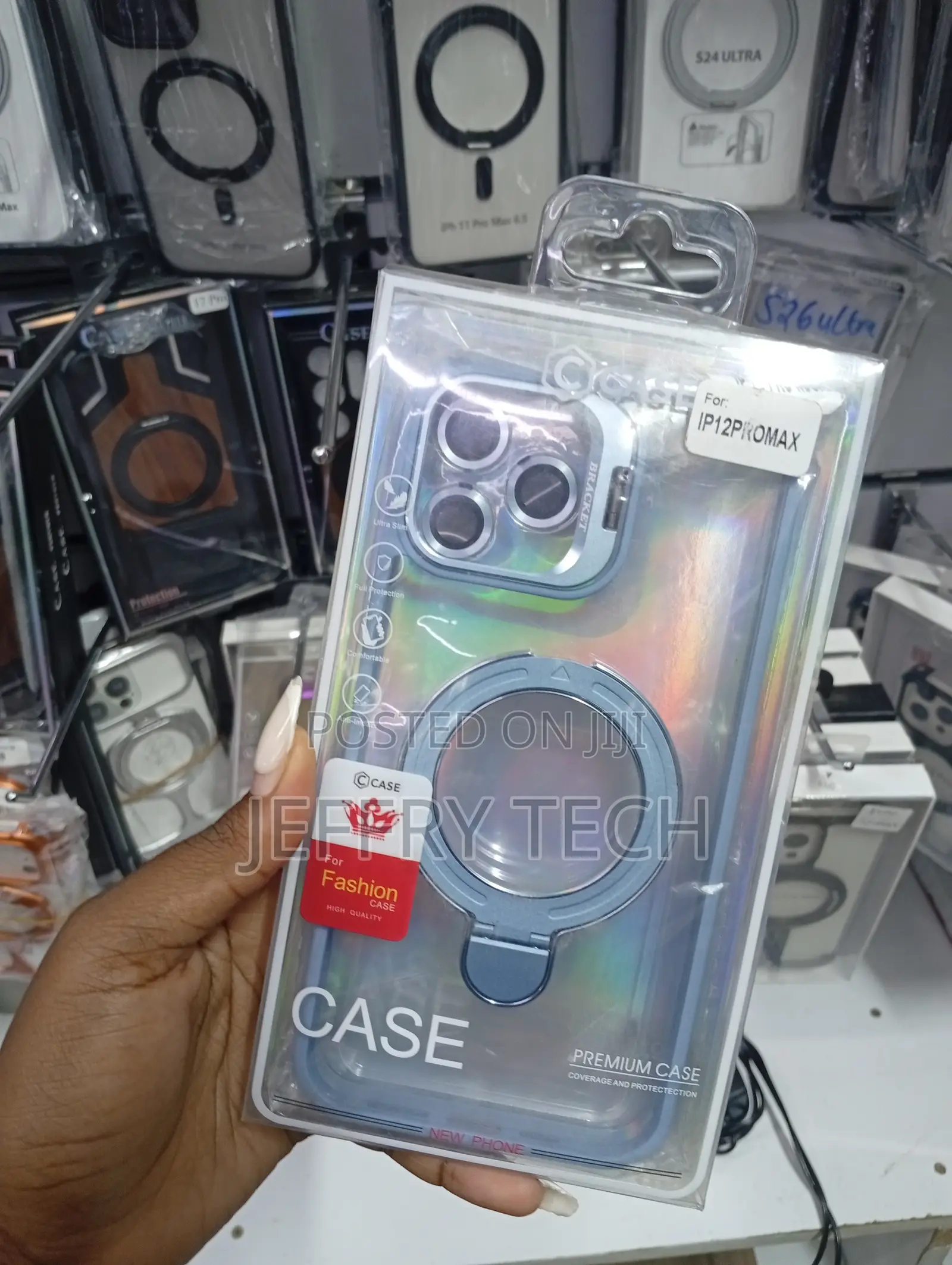 iPhone 12 Pro Max Anti-Spy Tempered Phone Accessories Magsafe Case