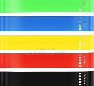Exercise Gym Resistance Bands++ Long 5pcs Set