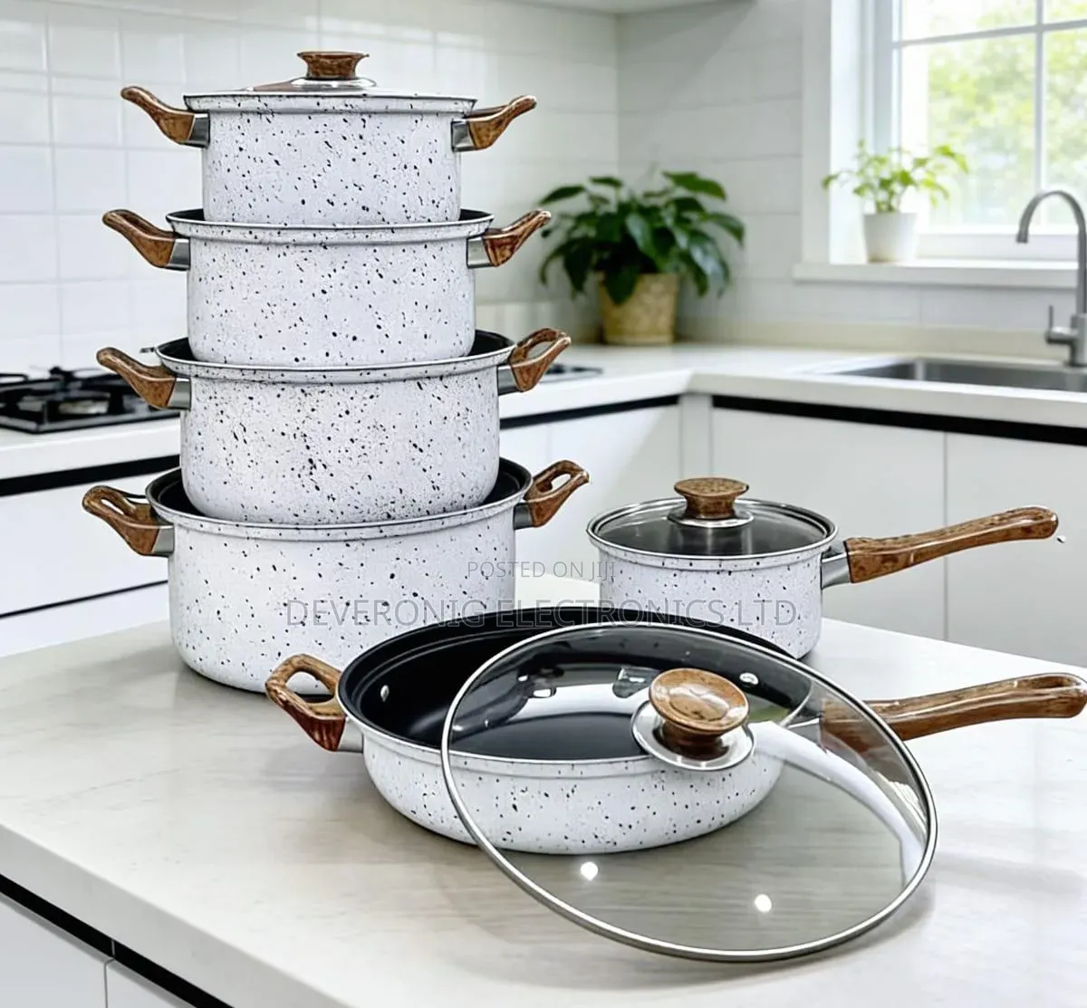 12 Pieces Non Stick Cooking Pots