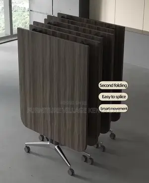 2400mm Modern Folding Brown Conference Table