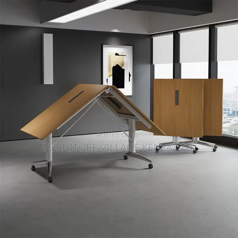 2400mm Modern Folding Brown Conference Table