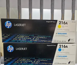 Cyan and Yellow 216a Hp Toners on Offer