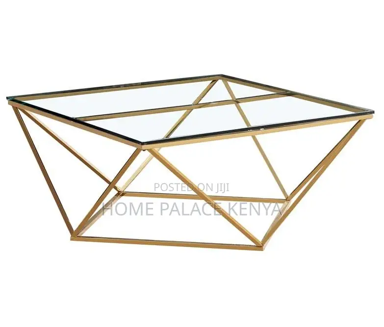 Coffee Table: Tempered Glass Coffee Table
