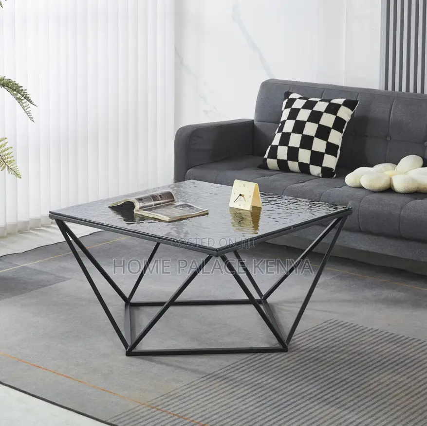 Coffee Table: Tempered Glass Coffee Table