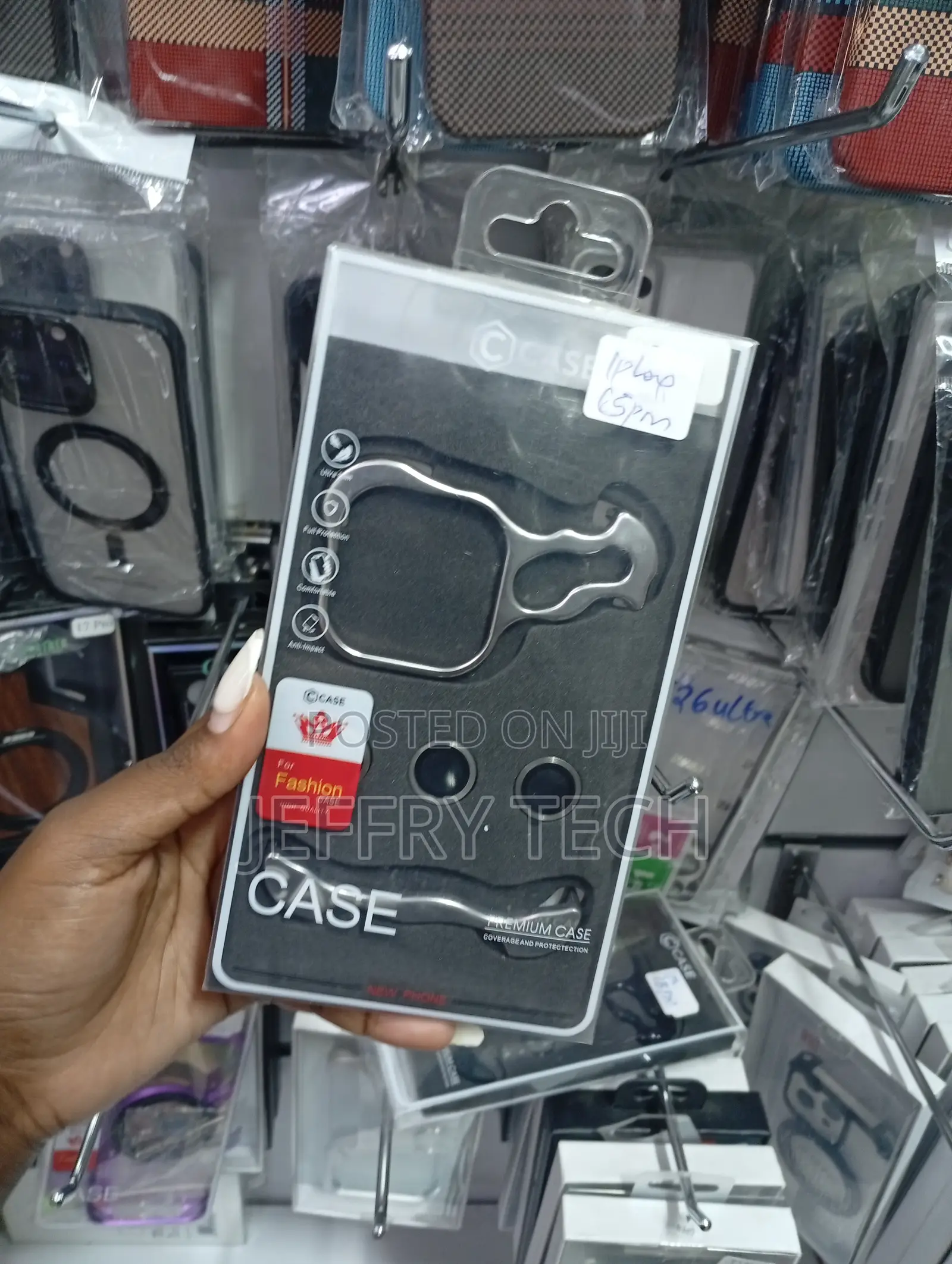 iPhone 12, 13, 14, and 15 Series Metallic Bezel-Less Phone Case