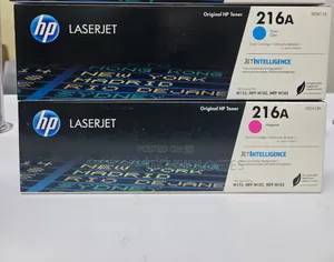 Cyan and Magenta Hp Toner Cartridge (216a)