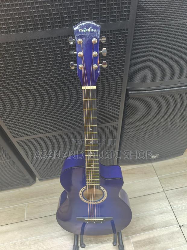 38 Inch Olive Tree Acoustic Guitar for Beginners - thumbnail 4