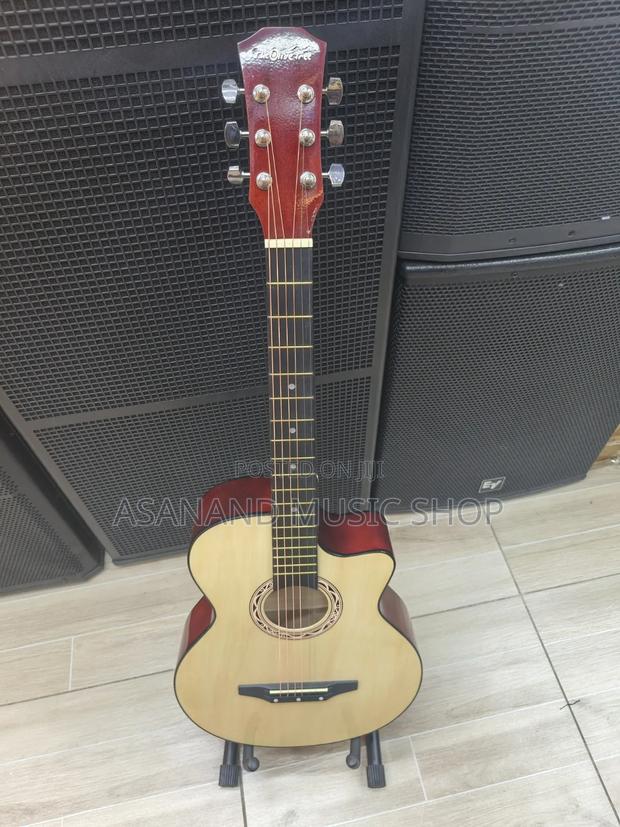 38 Inch Olive Tree Acoustic Guitar for Beginners - thumbnail 5