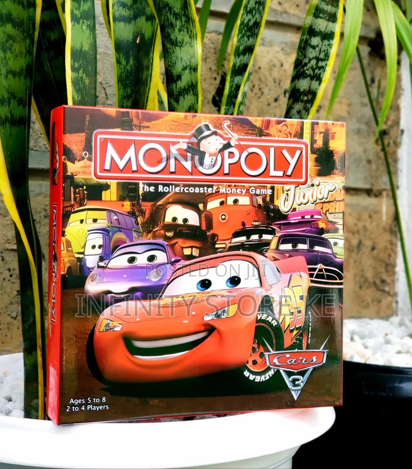 Monopoly Junior Cars Fun Property-buying Game For Kids