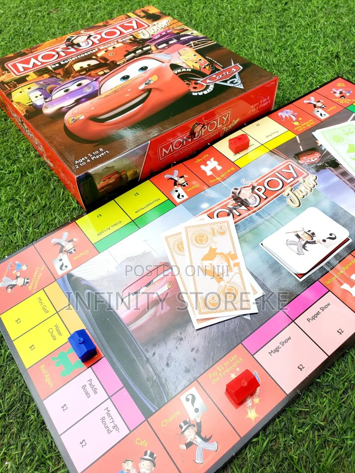 Monopoly Junior Cars Fun Property-buying Game For Kids